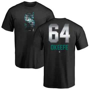 Men's Brian O'Keefe Seattle Mariners Midnight Mascot T-Shirt - Black