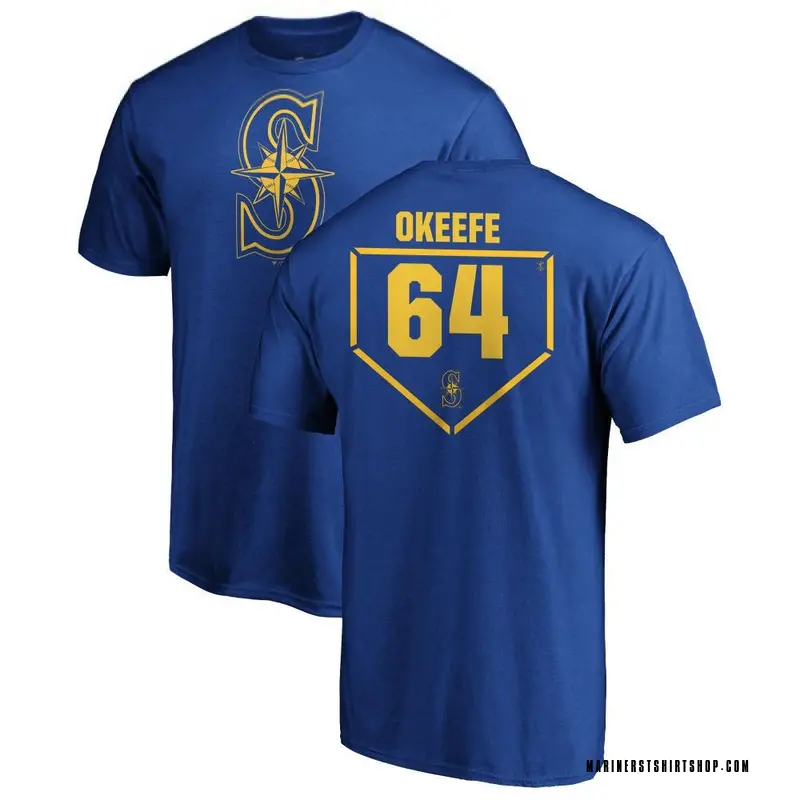 Men's Brian O'Keefe Seattle Mariners RBI T-Shirt - Royal