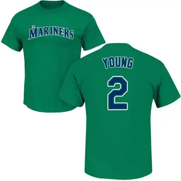 Men's Cole Young Seattle Mariners Roster Name & Number T-Shirt - Green