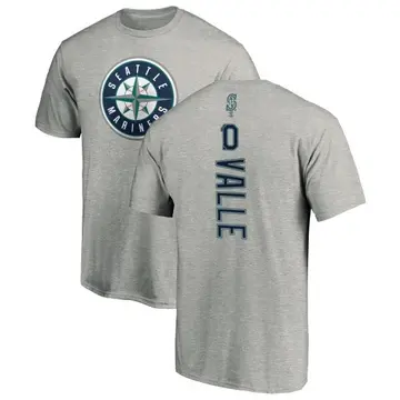 Men's Dave Valle Seattle Mariners Backer T-Shirt - Ash