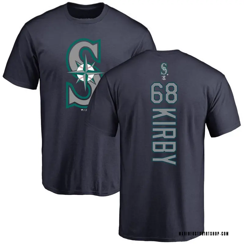 Men's George Kirby Seattle Mariners Backer T-Shirt - Navy