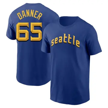 Men's Hagen Danner Seattle Mariners Royal 2023 City Connect Name & Number T-Shirt