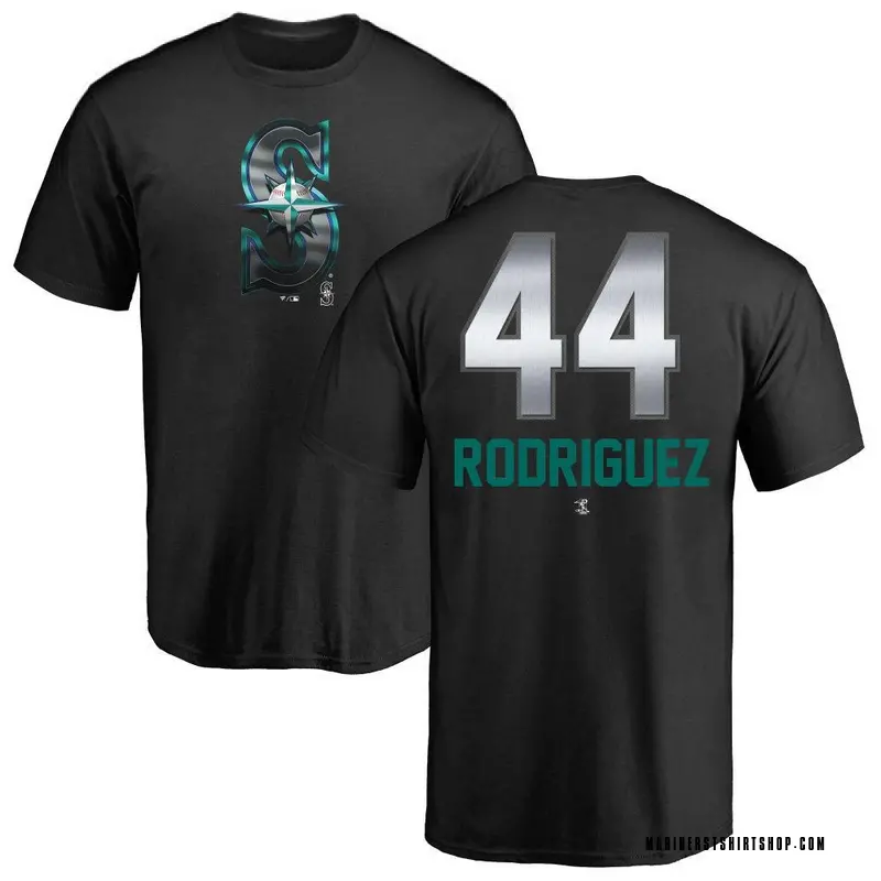 Men's Julio Rodriguez Seattle Mariners Midnight Mascot T-Shirt - Black