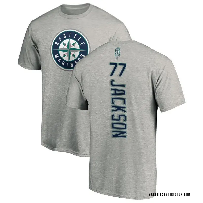 Men's Luke Jackson Seattle Mariners Backer T-Shirt - Ash