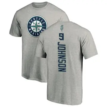 Men's Randy Johnson Seattle Mariners Backer T-Shirt - Ash