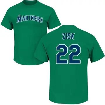 Men's Richie Zisk Seattle Mariners Roster Name & Number T-Shirt - Green