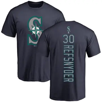 Men's Rob Refsnyder Seattle Mariners Backer T-Shirt - Navy