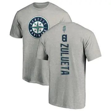 Men's Yosver Zulueta Seattle Mariners Backer T-Shirt - Ash