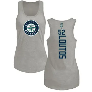 Women's Ryan Loutos Seattle Mariners Backer Tri-Blend Tank Top - Ash