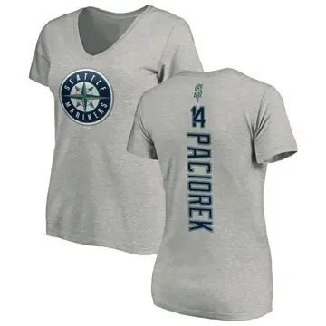 Women's Tom Paciorek Seattle Mariners Backer Slim Fit T-Shirt - Ash