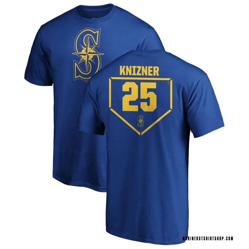 Youth Andrew Knizner Seattle Mariners RBI T-Shirt - Royal