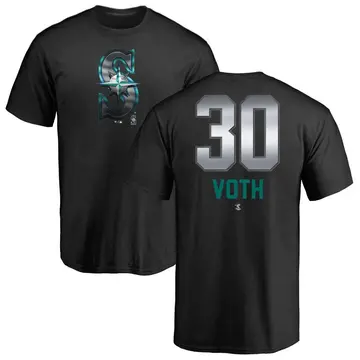 Youth Austin Voth Seattle Mariners Midnight Mascot T-Shirt - Black