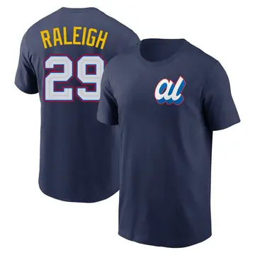 Youth Cal Raleigh Seattle Mariners American League Navy 2025 All-Star Edition Name & Number T-Shirt