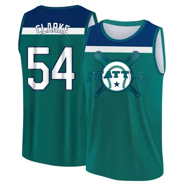 Youth Chris Clarke Seattle Mariners Aqua/Blue Baseball Legend Tank Top