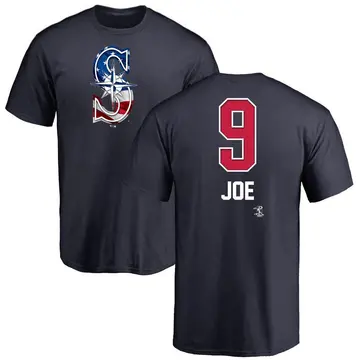 Youth Connor Joe Seattle Mariners Name and Number Banner Wave T-Shirt - Navy