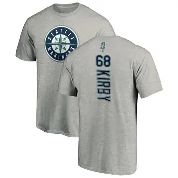 Youth George Kirby Seattle Mariners Backer T-Shirt - Ash