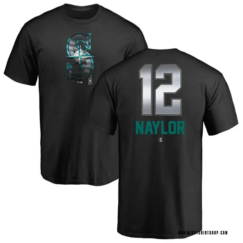 Youth Josh Naylor Seattle Mariners Midnight Mascot T-Shirt - Black