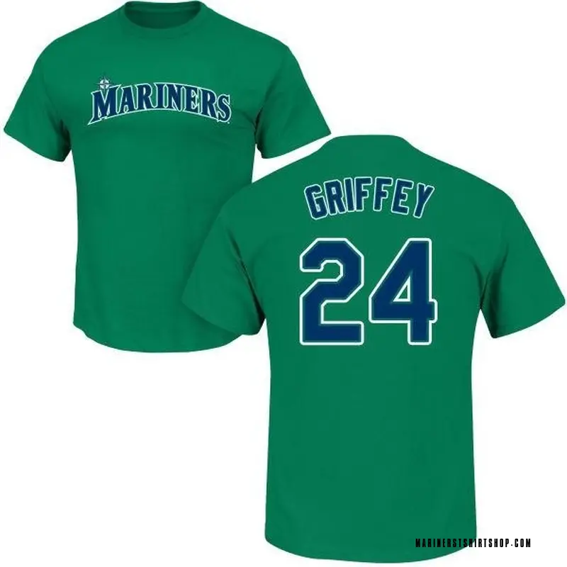 Youth Ken Griffey Seattle Mariners Roster Name & Number T-Shirt - Green
