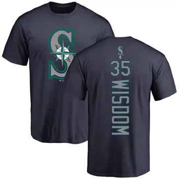 Youth Patrick Wisdom Seattle Mariners Backer T-Shirt - Navy