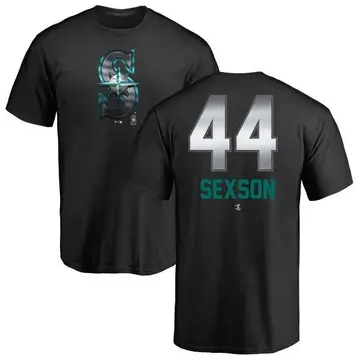 Youth Richie Sexson Seattle Mariners Midnight Mascot T-Shirt - Black