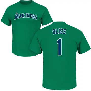 Youth Ryan Bliss Seattle Mariners Roster Name & Number T-Shirt - Green