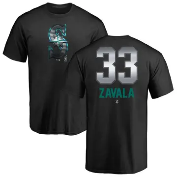 Youth Seby Zavala Seattle Mariners Midnight Mascot T-Shirt - Black