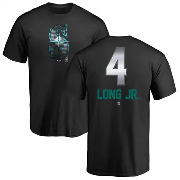 Youth Shed Long Jr. Seattle Mariners Midnight Mascot T-Shirt - Black