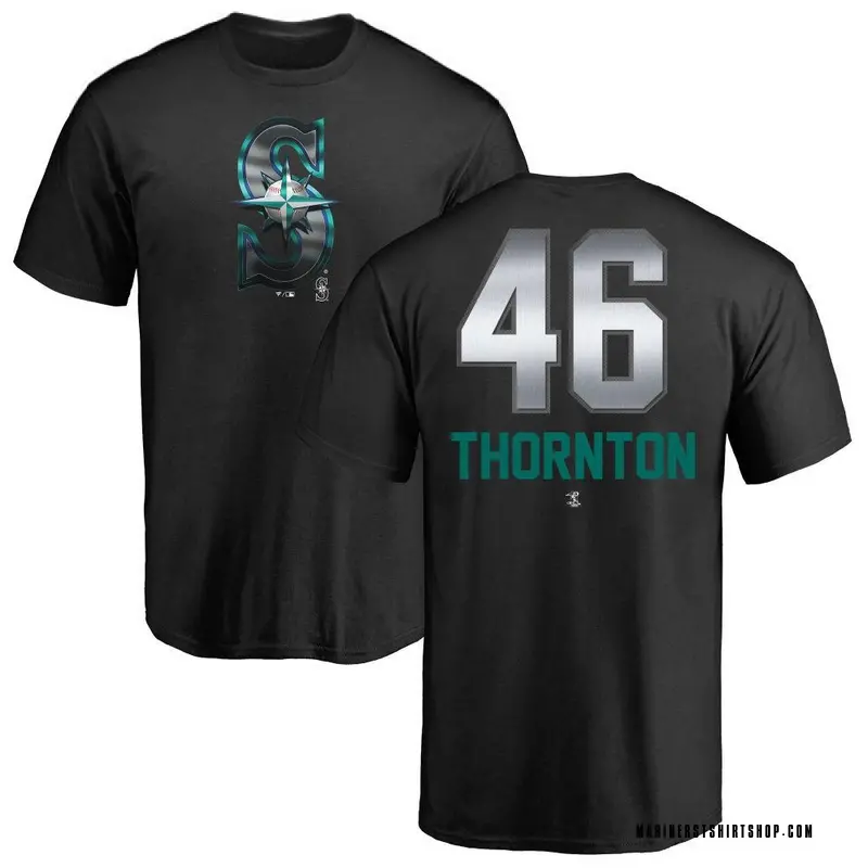 Youth Trent Thornton Seattle Mariners Midnight Mascot T-Shirt - Black